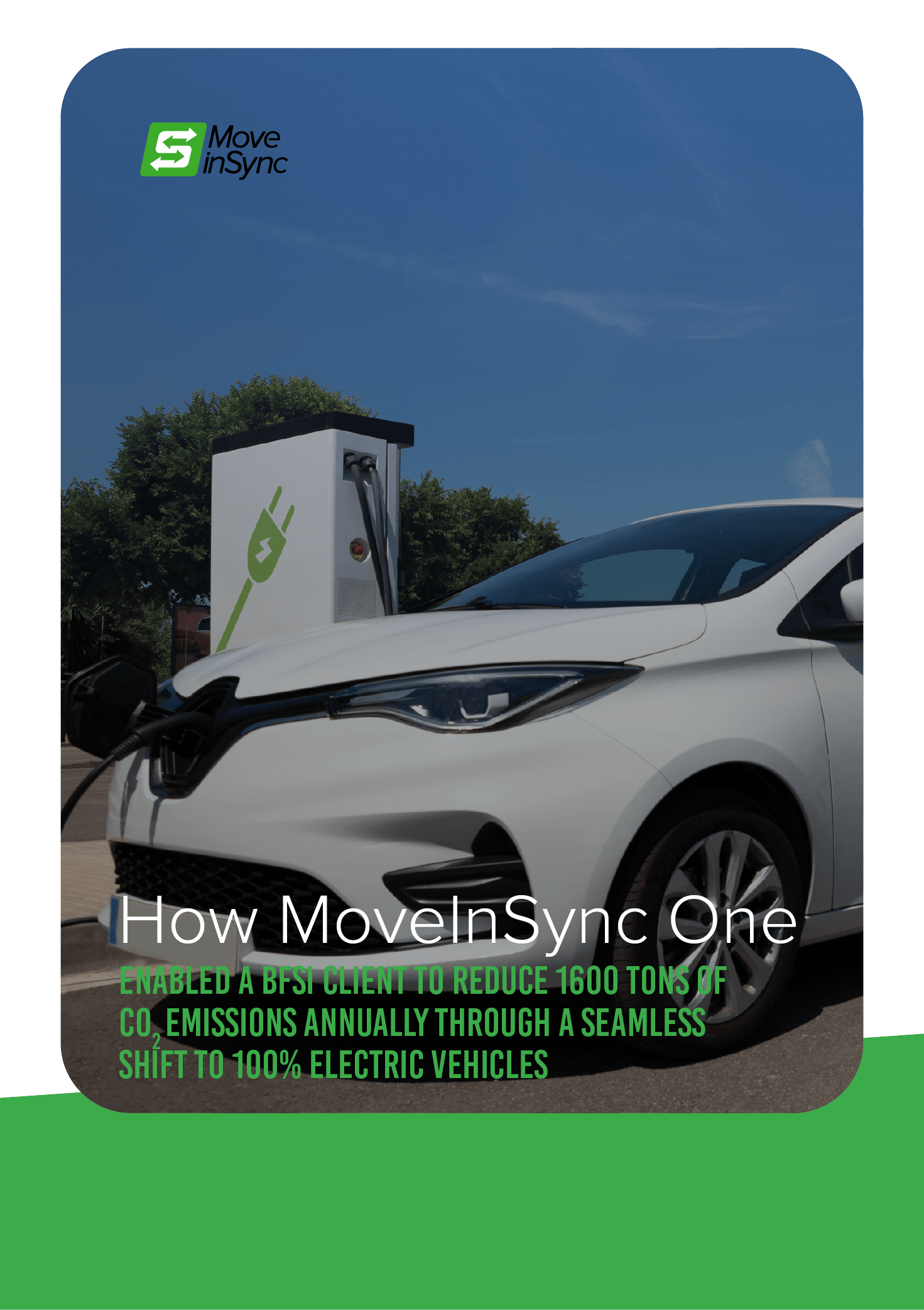 BFSI MoveInSync One Client CO2 Emissions Savings Case Study