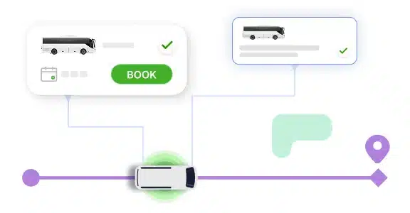 Live vehicle tracking and app-based booking