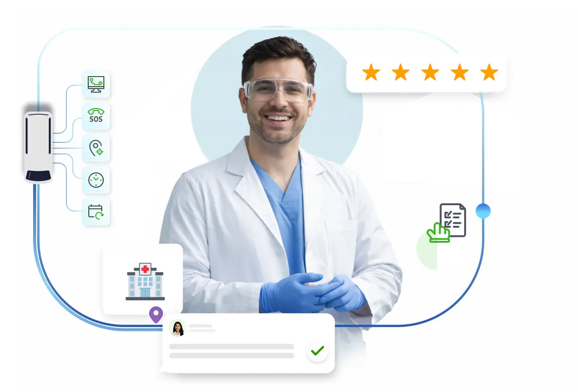 Industries Pharma & Healthcare 1 Safe commute and workplaces for pharma and healthcare industry