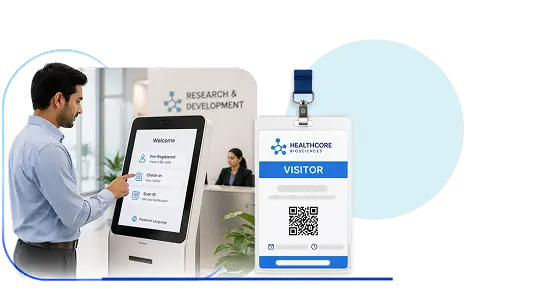 Industries Pharma & Healthcare 30 Visitor management for healthcare industry