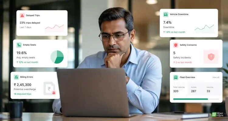 Employee transport data challenges
