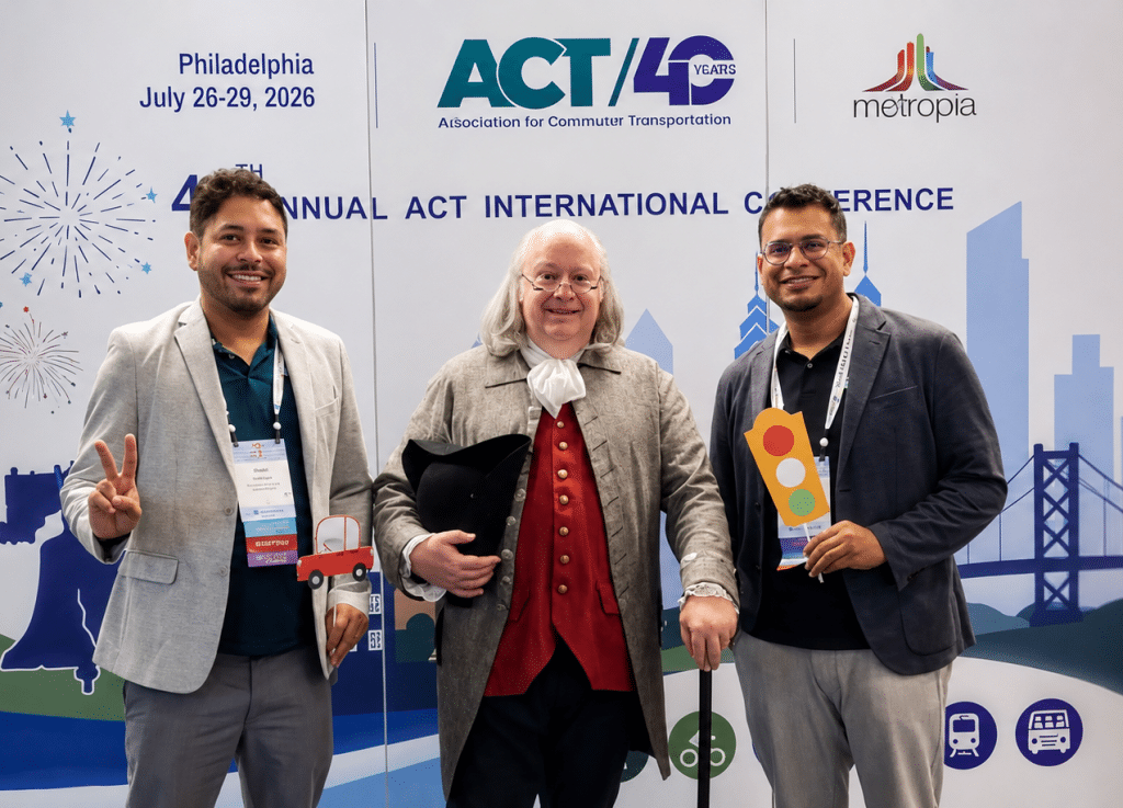 Shobhit and Nitin from MoveInSync at ACT conference 